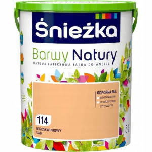 Śnieżka Barwy Natury 114 brzoskwiniowy sad 5L