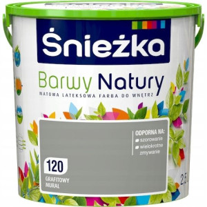 Śnieżka Barwy Natury 120 grafitowy mural 2,5L