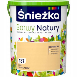 Śnieżka Barwy Natury 137 pole słoneczników 5L