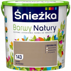 Śnieżka Barwy Natury 143 zamki na piasku 2,5L