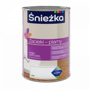 ŚNIEŻKA Farba Akrylowa na Zacieki i Plamy Biała 1l