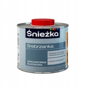 Srebrzanka Żaroodporna Śnieżka 0,2 L. Farba