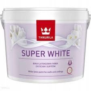 Tikkurila Super White 2,5l Biała Farba Lateksowa