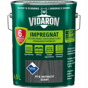 Vidaron Impregnat Antracyt Szary V16 0,7l