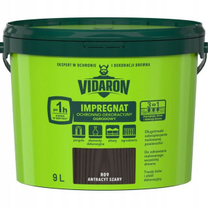 Vidaron Impregnat Ogrodowy Antracyt Szary 4,5l
