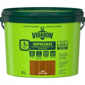 Vidaron Impregnat Ogrodowy R04 Złoty Dąb 0,7l
