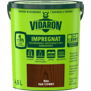 Vidaron Impregnat Ogrodowy R06 Dąb Ciemny 0,7l