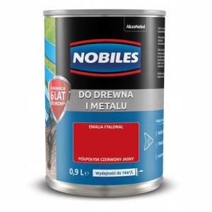 Farba Drewno Metal Nobiles Czerwony Jasny 5l