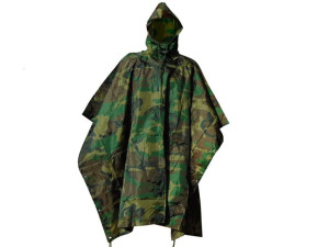 Poncho Us Rip - Stop Mfh Woodland