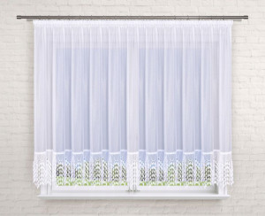 Firana 600x200 balkon,markizeta, gipiura 30 cm