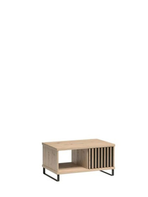 Nowoczesny stolik kawowy artisan / czarny  CELI C8 lamele