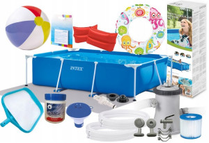 Intex 28271 15w1 basen stelażowy 260x160x65 cm