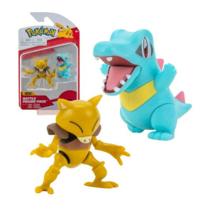 Pokemon ABRA TOTODILE Figurki Bitewne