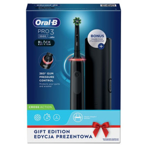 Oral-B Pro 3 – 3500 – Czarna szczoteczka
