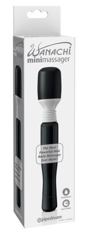 MINI WANACHI - Czarny mini Masażer