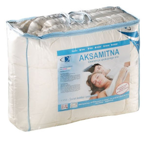 Kołdra Aksamitna 4 Pory Roku 140x200 Antyalergiczna Ecru