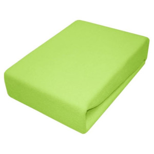 Prześcieradło Jersey z Gumką 140x200 LIMONKA