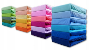 Prześcieradło Jersey z Gumką 220x200 LIMONKA
