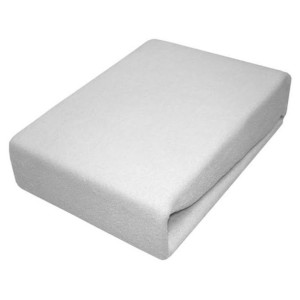 Prześcieradło Frotte Tradycyjne Bez Gumki 180x200 POPIEL