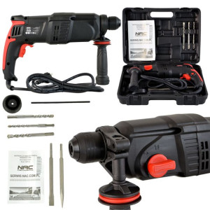 Wiertarka Udarowa / Młot Nac He90-ld 900 W Sds+ 4 Funkcje