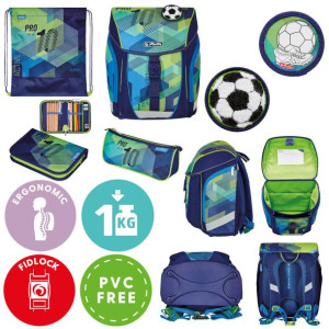 Zestaw tornister FiloLight Plus Green Goal 6-9lat HERLITZ