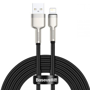 Baseus Cafule Metal Lightning Cable 2.4a 200cm Black