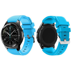 Pasek silikonowy do Samsung Galaxy Watch 4 40/4 Classic 42/46 mm (Niebieski