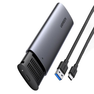 Kieszeń na dysk obudowa dysku twardego Sata + kabel USB Typ C Ugreen CM400