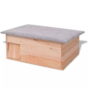 Domek dla jeży, 45x33x22 cm, drewniany
