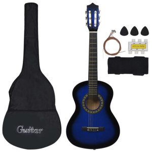 8-cz. zestaw do nauki gry na gitarze klasycznej, 1/2, 34"