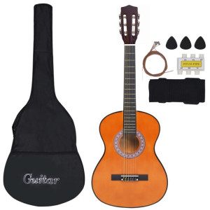 8-cz. zestaw do nauki gry na gitarze klasycznej, 3/4 (36")