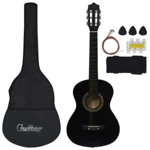 8-cz. zestaw do nauki gry na gitarze klasycznej, 1/2, 34"