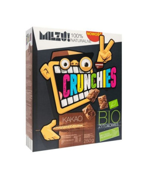 Płatki zbożowe Crunchies kakao BIO 250g MILZU