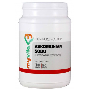 MYVITA Askorbinian Sodu (Buforowana Witamina C) Proszek 1000 g