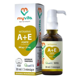 MYVITA Witamina A + E Forte W Kroplach 30 ml