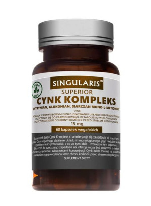 SINGULARIS Cynk Kompleks 15 mg 60 kaps.