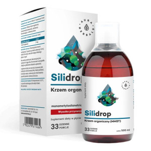AURA HERBALS Silidrop Krzem Organiczny MMST W Płynie 500 ml