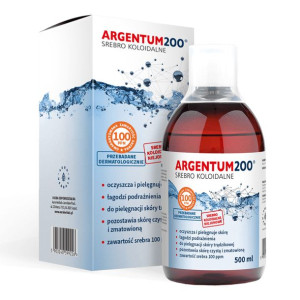 AURA HERBALS Srebro Koloidalne 100 ppm Argentum200 Tonik 500 ml