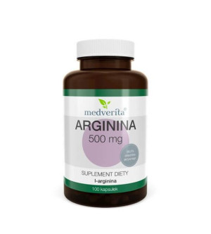 MEDVERITA Arginina 500 mg 100 kaps.