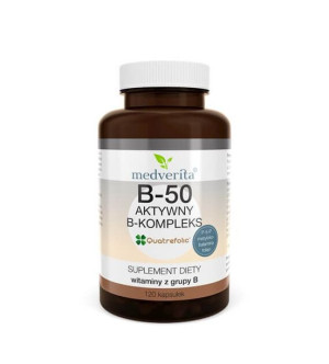 MEDVERITA Witamina B-50 Kompleks 120 kaps.