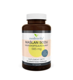 MEDVERITA Maślan Sodu 100 kaps.