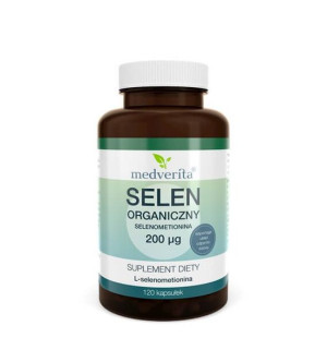 MEDVERITA Selen Organiczny L-Selenometionina 200 µg 120 kaps.