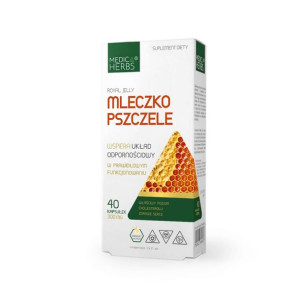 MEDICA HERBS Mleczko Pszczele 40 kaps.