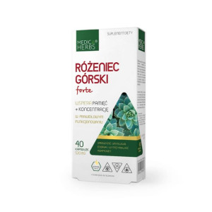 MEDICA HERBS Różeniec Górski Forte 40 kaps.