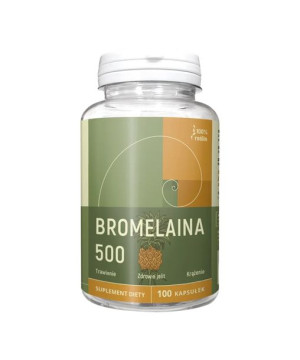 Bromelaina 500mg 100 kapsułek NANGA