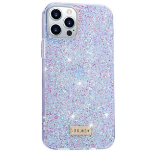 Etui IPHONE 11 PRO MAX Brokat Sulada Luminous Glitter różowe