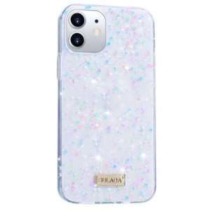 Etui IPHONE 13 MINI Brokat Sulada Luminous Glitter wielokolorowe