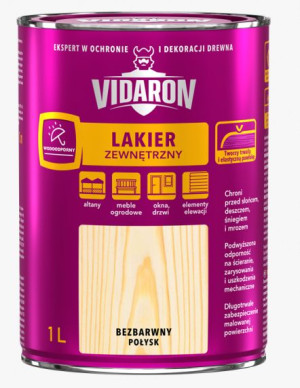 Vidaron Lakier Bezbarwny Superlak Zewnetrzny 1l