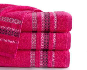 Ręcznik Cloe 30x50 amarantowy 480g 100% bawełna