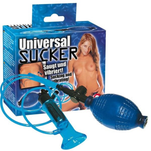 You2Toys Uniwersalna pompka z wibracjami dla kobiet, Niebieska PVC